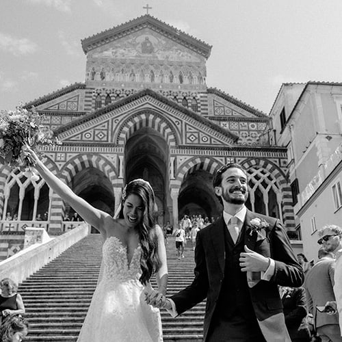 Catholic wedding ceremony Amalfi