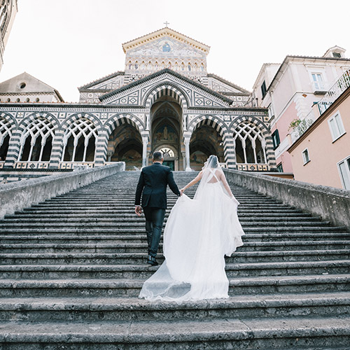 Catholic wedding ceremony Amalfi