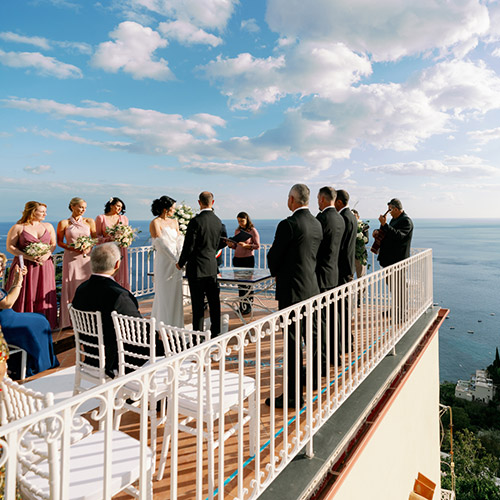 Civil wedding ceremony Positano