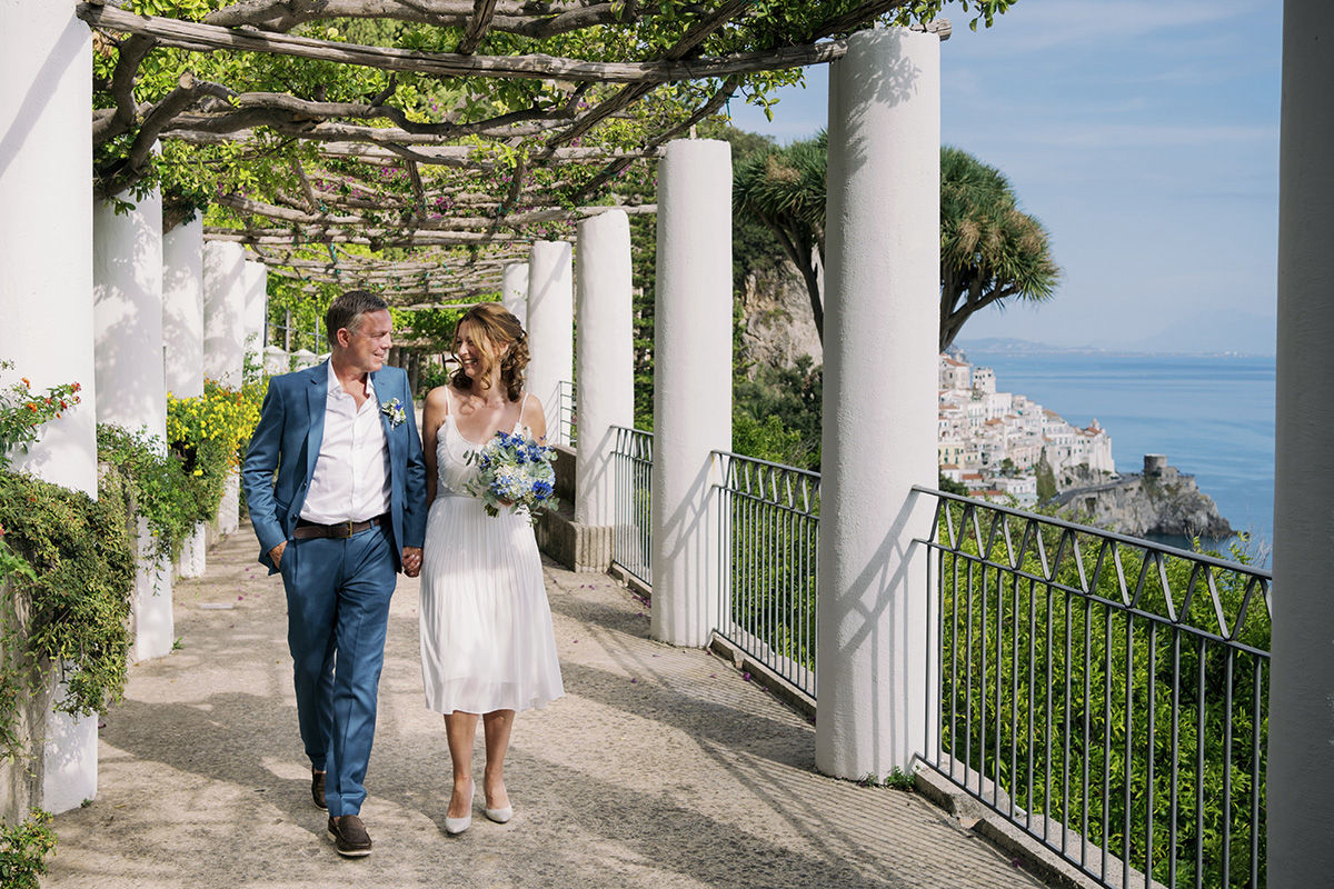 Civil ceremony in Amalfi
