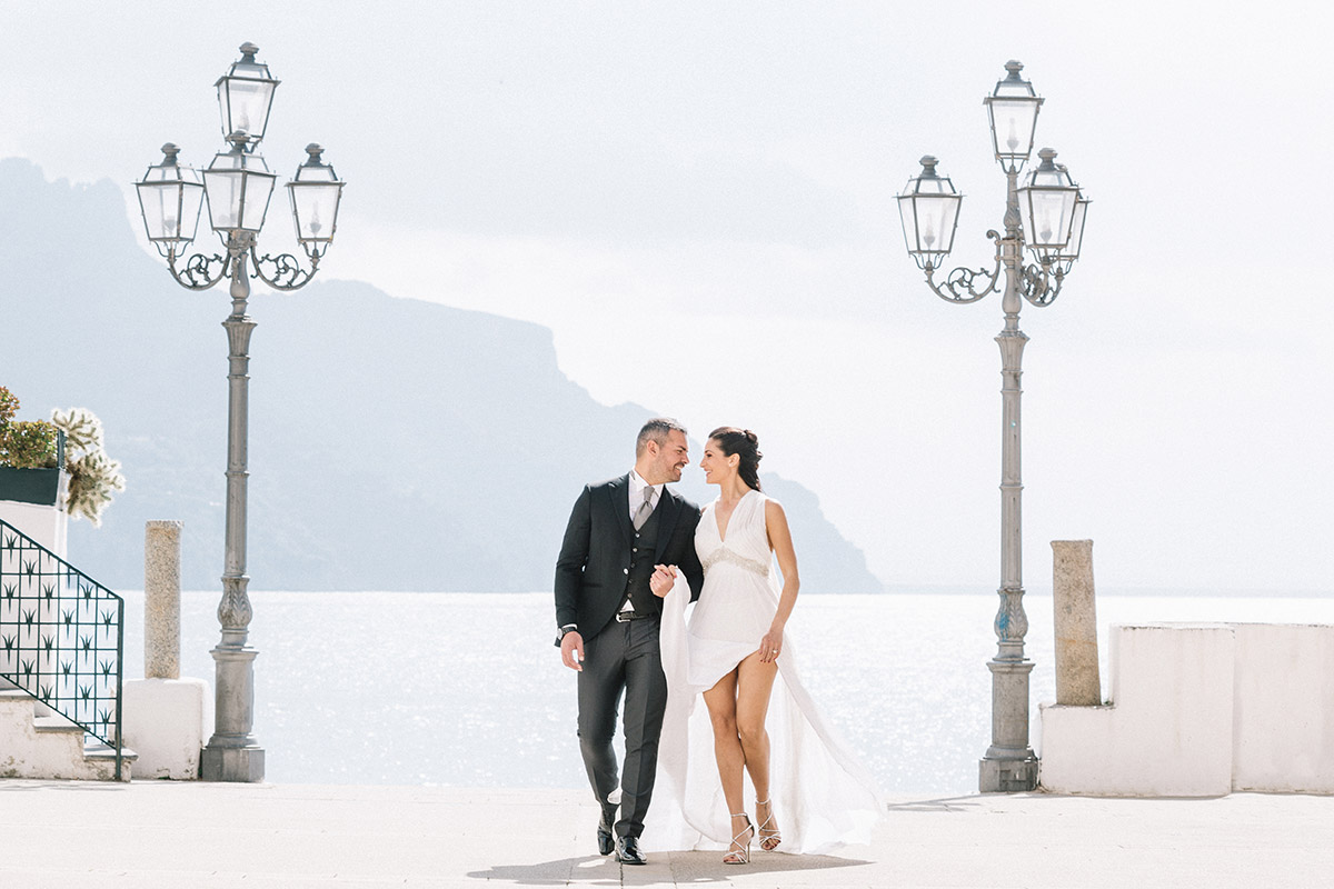 Destination wedding photographer in Positano