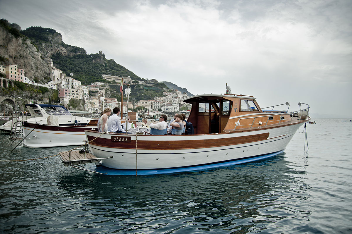 Luxury boat for weddings Amalfi